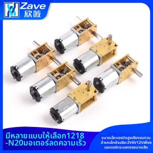ZAVE | Worm Gear Dual Shaft Mini DC Reduction Motor 1218-N20