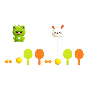 8TH Hanging Rebound Practice Training Tool Parent-child Interaction Self-practice Home Table Tennis Visual Exercise Ping Pong Ball Trainer for Boys Girls