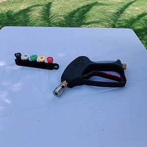 5Pcs Car Wash Nozzle Car Wash Water Gun Snow Foam Gun 1/4" 1 Bottle + 5 Nozzles