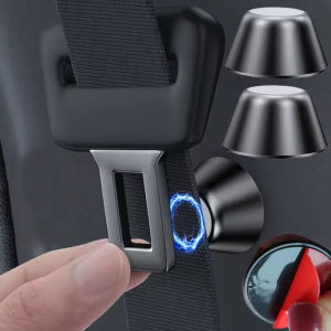 Magnetic Car Seat Belt Retainer Clip Alloy Seat Belt Limiter Car Seat Belt Pin Retainer Car Interior Accessories