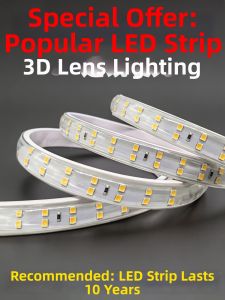 YUANMUXUAN | Ultra Bright Waterproof Indoor Outdoor LED Strip 1m