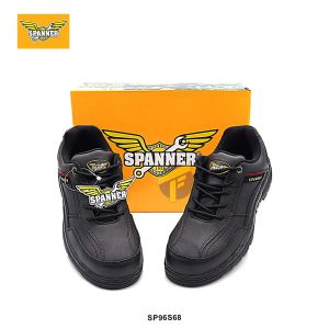 SP96-S68 Black - SPANNER Safety Shoes Medium Cut Lace-up Ankle Boots / Kasut kerja lelaki Safety boots men outdoor work boots steel toe boots
