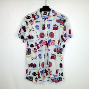 KEMEJA DISTRO FULL PRINT PRIA/SPOON/MOTIF TRUCK