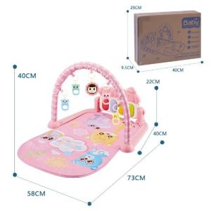 1034 Playmate Bayi / Baby Toys Rattle & Piano Playmat / Baby Playgym Musical / Mainan Bayi