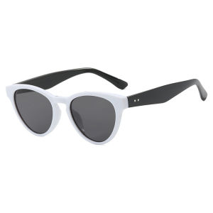 JN IMPRESSION Fashion Small Triangular Cat-eye Frame Sunglasses Trendy Korean Internet Celebrity Anti UV Sunglasses