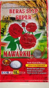 Karung Laminasi 10kg Merek Mawarku - isi 50 lembar