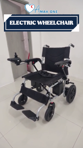 Electric Foldable Power Wheelchair 18 Inch Seat - Kerusi Roda Elektrik