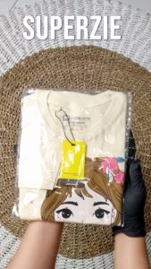 Kaos Anak Cewek Lengan Panjang Motif Animasi Lucu SWEETSUMMER CREAM Bahan Adem Sablon Plastisol