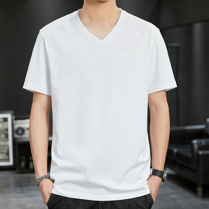 Bin%20Geo%20Bolo%20%7C%20Slim%20V-Neck%20Summer%20T-Shirt%20Short%20Sleeve%20-%20Image%204