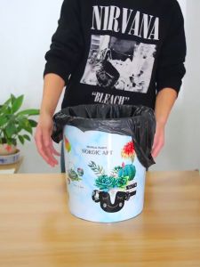 SKW Disposable Garbage Bag Black Thick