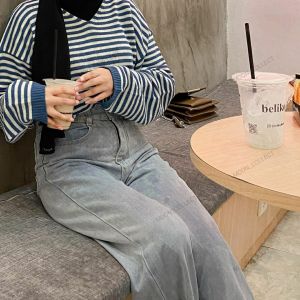 ONE SET KIYOWO Sweater Crop Rajut Stripe Outwear PREMIUM | Moon Collect