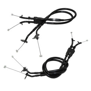 Motorbike 2pcs Throttle Cable Steel Wire Replace Part For Yamaha YZF R1 2007 2008