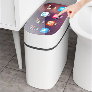 Thùng rác cảm biến thông minh nhà vệ sinh văn phòng phòng khách phòng ngủ thùng rác gia đình