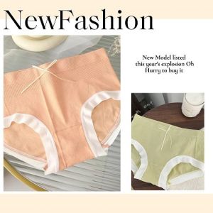 NQshop Hot Product กางเกงในสีพื้น ทรงสวยกระชับ เก็บทรง เนื้อผ้านิ่ม เรียบเนียบ ยืดเยอะไม่บาดผิว แต่งดีเทลขอบระบาย สวมใส่สบาย ไม่อับชื้น ห้ามพลาดน๊า