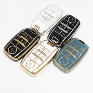 5 6 Buttons Car Remote Key Case Cover Fob For Kia New Sedona Grand Carnival Snugly Sorento L580 Kia Doule Carnival Accessories