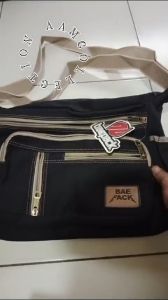 Tas Selempang Messenger Bag Baepack Bahan Kanvas / Shoulder Bag Kanvas Pria Wanita Terbaru