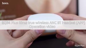 【mới】Tai nghe không dây HOCO EQ34 PlusTWS ANC+ENC Tai nghe Bluetooth giảm tiếng ồn Tai nghe nhét tai trong tai Tai nghe thể thao âm nhạc cho tất cả điện thoại thông minh phổ thông