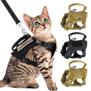 Cat Tactical Vest Pet Chest Strap Vest Type Puppy Cat Training Clothing Small Dog Vest
