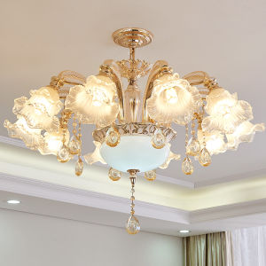 LAIDENG | European Style Crystal Chandelier Modern Simple Luxury