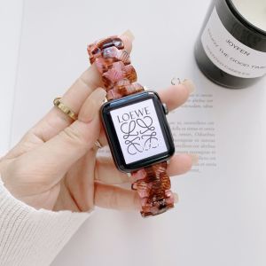 Jansin Resin Strap For Apple Watch Ultra Band 49mm Stainless Steel Buckle For Apple Watch Series 8 7 6 5 4 SE 2022 Band 45mm 41mm 44mm 40mm 42mm 38mm Strap case Accessories