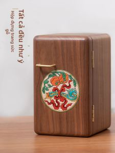 GUOLU | Walnut Jewelry Box For Wedding Jewelry Necklace Antioxidant