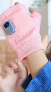 ถุงมือไฟฟ้า USB สมาร์ทอุณหภูมิความร้อนถุงมือเกมสำนักงานกลางแจ้งถุงมืออุ่น