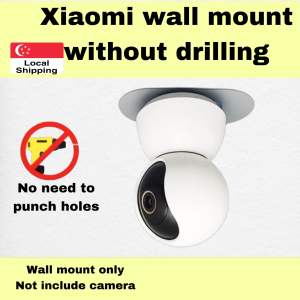 SG Ready Stock New Xiaomi/Tp-link wall mount without drilling CCTV holder camera rack (not Include camera only wall mount)