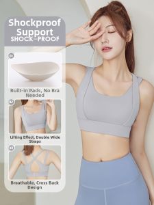 Removable Pads Shockproof Lifting Sport Bra