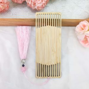 DIY Handmade Mica Enamel Bookmark Material Activity Cultural Gift Traditional Craft JingTai Blue Enamel Painting Geometric Wood