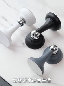 🇸🇬 [In Stock SG] Thickened Rubber Magnetic Door Stopper: No Drilling Silent Anti-Collision | Fast Delivery