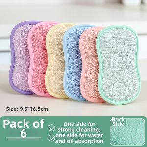 BEAR FAMILY | Thickened Absorbent Non-Oily Double-Sided Cleaning Dishcloth