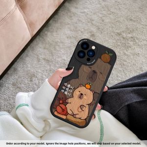 Creative Silicone Phone Case for  17 Full Cover Waterproof Anti-Fall Couple Design Water 15/16Promax Capybara 13