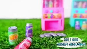 Smile - Mainan Anak Vending Machine Mini SS 1330 / Mainan Anak Mesin Jual Minuman Otomatis