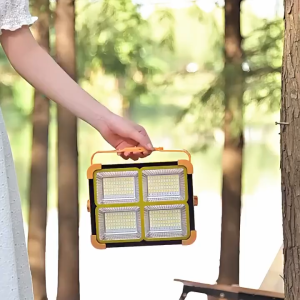Đèn Năng Lượng Mặt Trời Đa Năng Cầm Tay Đèn pin cầm tay siêu sángChống Nước IP66Có Đèn Cảnh Báo5 Chế SángCắm trại