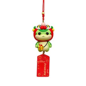 Genuine Festive Lion Dance Shiba Inu Snake Car Pendant