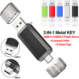 Type-C Memoria For Xiaomi 128GB High Speed Waterproof 64GB USB 2.0 Flash Drives U Disk 32GB Metal Pendrive USB Stick USB Drives