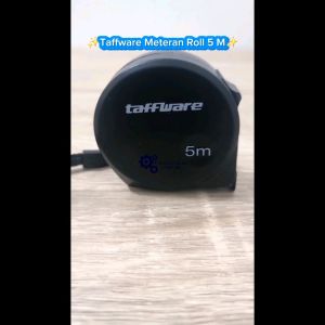 Taffware Meteran Roll Tape Measure Lock System 18mm 5M - DSH-19 - WHITE