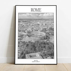 Rome France Barcelona London Rio de Janeiro Athens Florence Tokyo New York Puerto Rico black and white travel poster