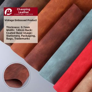 Vintage Two-tone Color-changing Faux Leather