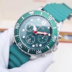 Đồng Hồ Nam Citizen AI5009-12X Quartz Size 43 Green Sports