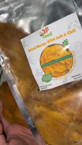 3F FOOD DRIED MANGO WITH SALT AND CHILI Dried Mango Salt Chili Spicy & Sour Snack 100gr/250gr/ 500gr