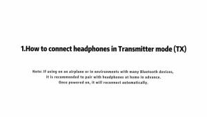 kebidumei | KEBIDUMEI Bluetooth 6.0 Audio Transmitter Receiver 3.5mm AUX Jack Music Wireless Adapter Two-device Connection For Car TV PC