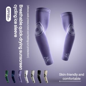 Ice Silk UV Hiking Sleeve Cover Comfortable Quick Dry High Stretch
