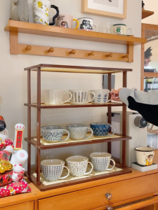 Desktop Storage Rack Bamboo 2/3/4 Layers Office Workstation Storage Display Rack Rak Buku Tabletop Storage OrganizerKitchen Desktop 桌面收纳架置物架