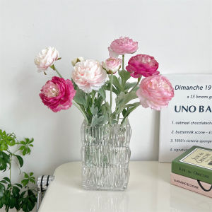 Lifelike Peony Artificial Flowers Home Decor Living Room Table Centerpiece Entrance Simulation Plant Plastic Flower Arrangement