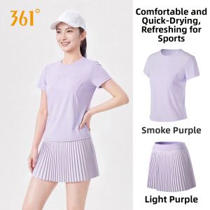 361° | Summer Running Fitness Dry Fit Outfit Short Sleeve and Skirt Set