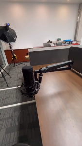 NEST Caelix Microphone Boom Arm Stand Adjustable Scissor Arm Desktop Stand