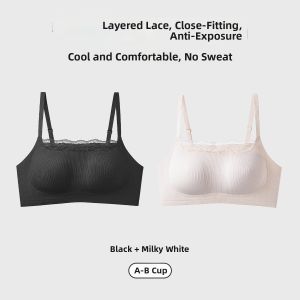 COSMO LADY | Lace Bra for Small Busts Gather Support Anti-Sag No Marks