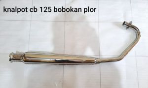 Knalpot CB 125 Plor Kenalpot CB 125 Plor Knalpot Corbi Plor Leher Standar Stenlis Pnp Honda Motor