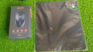 Combo chuột Mixie x2 có dây màu đen + lót chuột